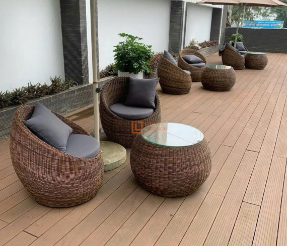 Bàn ghế ngoài trời LCI 03